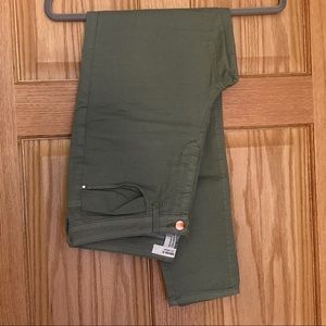 Forever 21 Green Skinny Pants 28